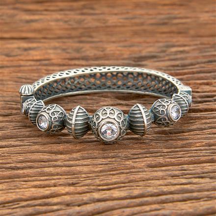 Classic Kada With Oxidised Plating