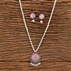 Classic Pendant Set With Oxidised Plating