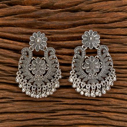 Classic Earring With Oxidised Plating