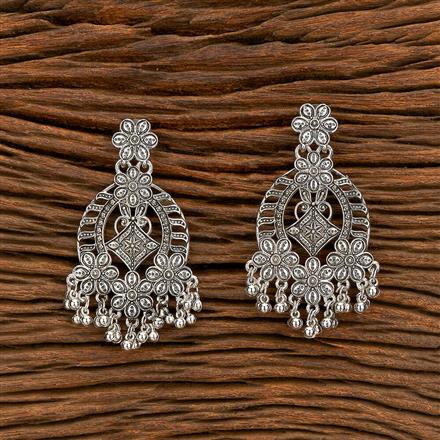 Classic Earring With Oxidised Plating
