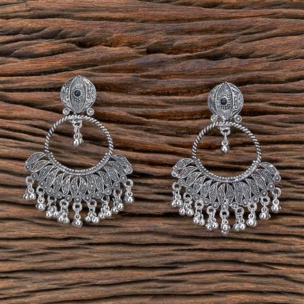 Classic Earring With Oxidised Plating