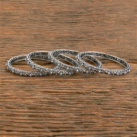 Oxidised Classic Bangles With Oxidised Plating