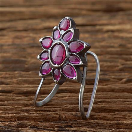 Adjustable Ring With Oxidised Plating