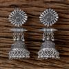 Jhumki With Oxidised Plating