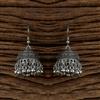 Jhumki With Oxidised Plating