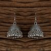Jhumki With Oxidised Plating