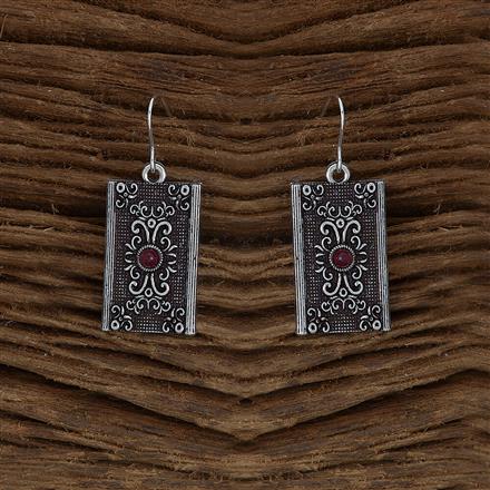 Classic Earring With Oxidised Plating