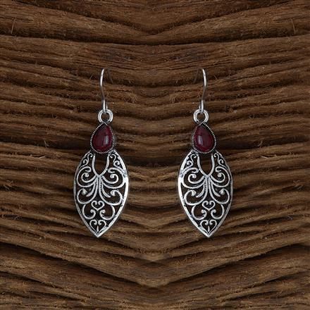 Classic Earring With Oxidised Plating