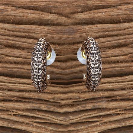 Oxidised Bali With Rose Gold Plating