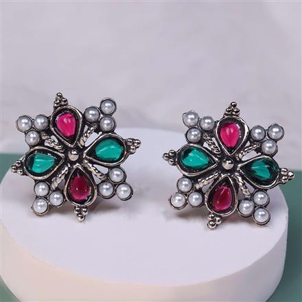 Moti Tops With Oxidised Plating