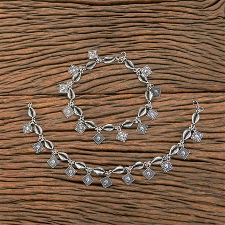 Classic Payal With Oxidised Plating