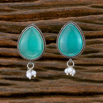 Classic Earring With Oxidised Plating
