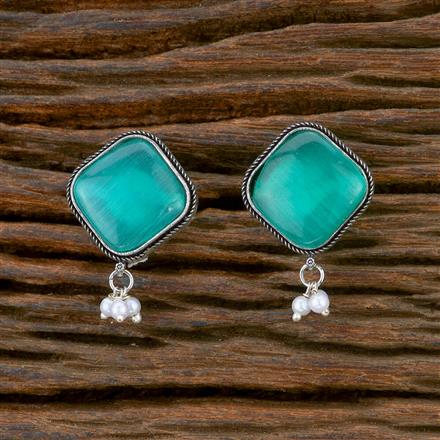 Delicate Earring With Oxidised Plating