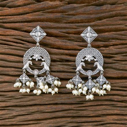 Classic Earring With Oxidised Plating