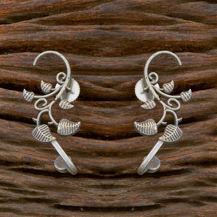 Classic Earring With Oxidised Plating