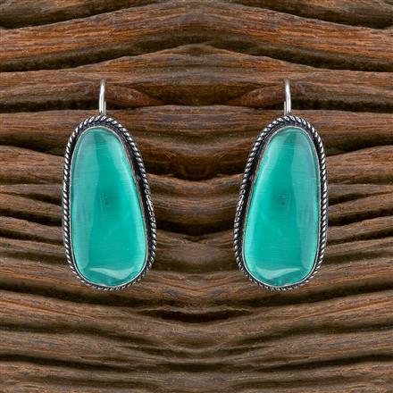 Classic Earring With Oxidised Plating