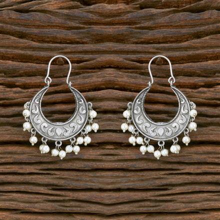 Classic Earring With Oxidised Plating