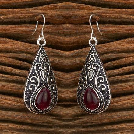 Delicate Earring With Oxidised Plating