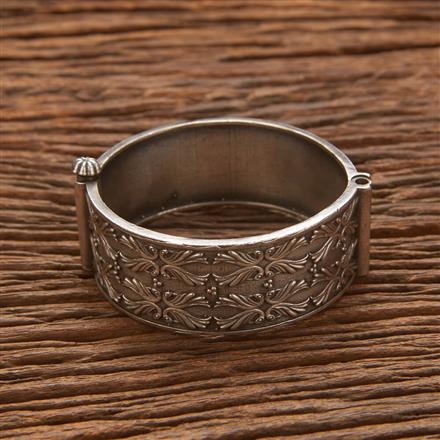 Classic Kada With Oxidised Plating