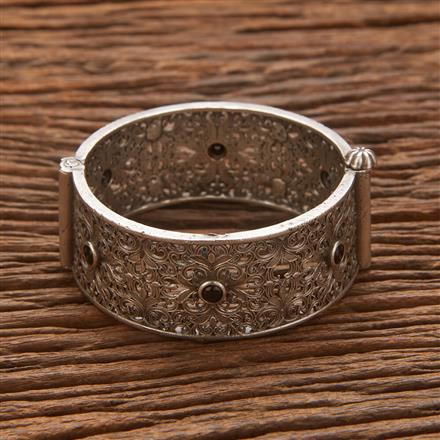 Broad Kada With Oxidised Plating