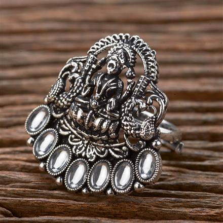 Classic Ring With Oxidised Plating