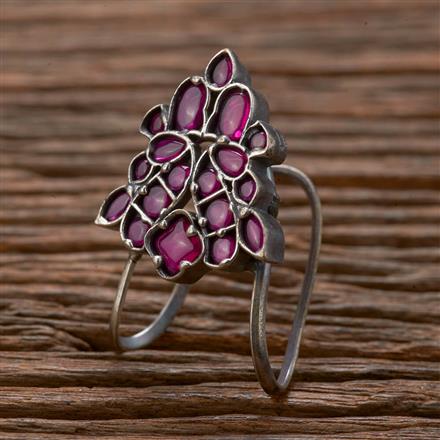 Adjustable Ring With Oxidised Plating