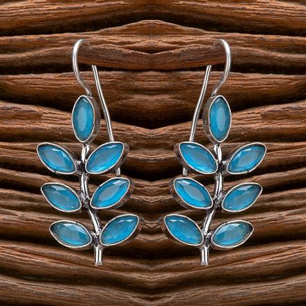 Delicate Earring With Oxidised Plating