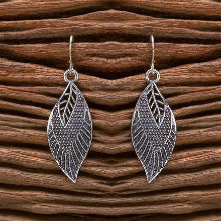 Classic Earring With Oxidised Plating