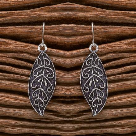 Classic Earring With Oxidised Plating