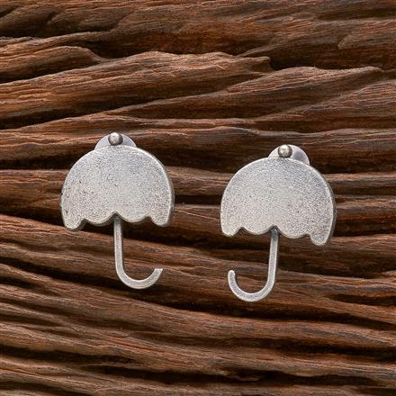 Classic Earring With Oxidised Plating