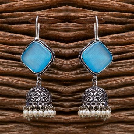 Moti Jhumki With Oxidised Plating