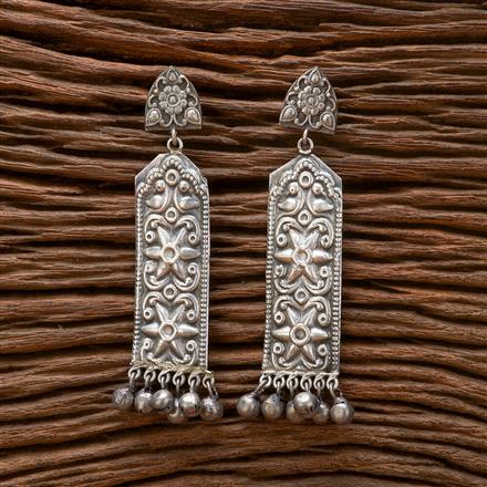 Classic Earring With Oxidised Plating
