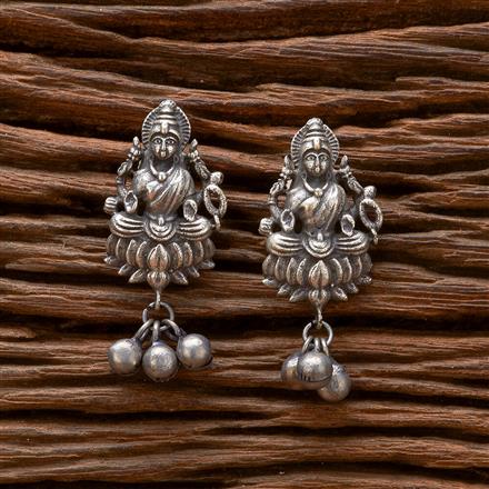 Classic Earring With Oxidised Plating