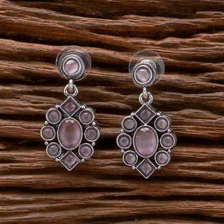 Delicate Earring With Oxidised Plating