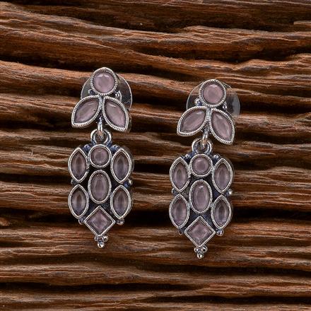 Classic Earring With Oxidised Plating