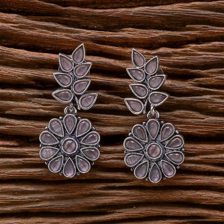 Classic Earring With Oxidised Plating