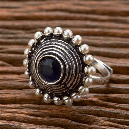 Classic Ring With Oxidised Plating