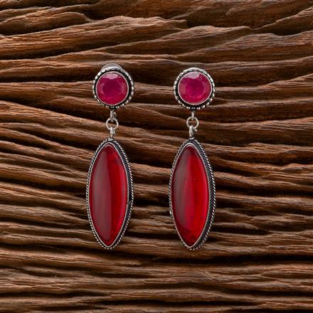 Classic Earring With Oxidised Plating