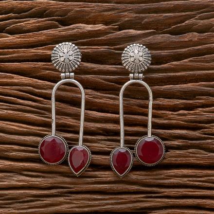 Classic Earring With Oxidised Plating