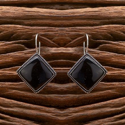 Classic Earring With Oxidised Plating