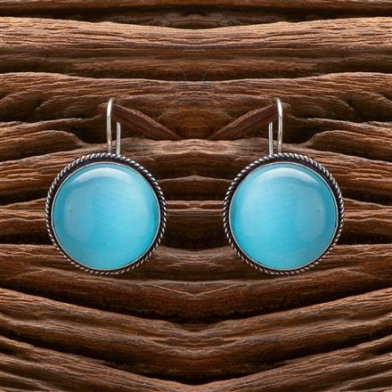 Classic Earring With Oxidised Plating