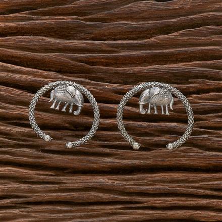 Classic Earring With Oxidised Plating