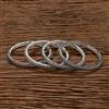 Classic Bangles With Oxidised Plating