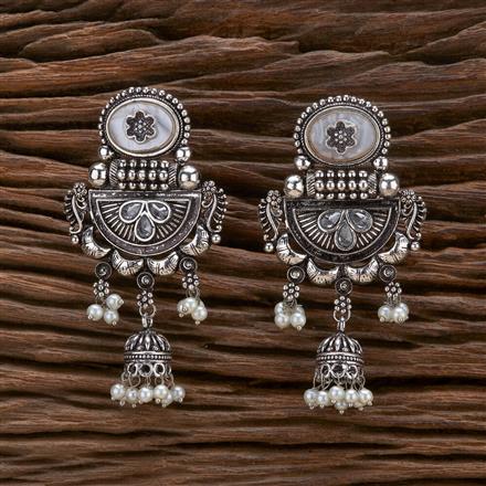 Classic Jhumki With Oxidised Plating