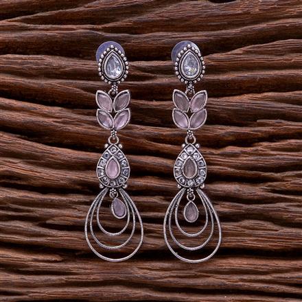 Classic Earring With Oxidised Plating