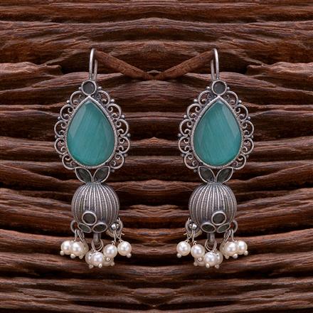 Classic Earring With Oxidised Plating