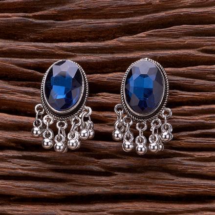 Classic Earring With Oxidised Plating