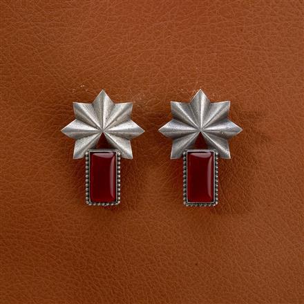 Classic Earring With Oxidised Plating