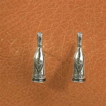 Delicate Earring With Oxidised Plating