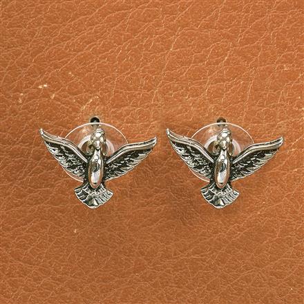 Delicate Earring With Oxidised Plating